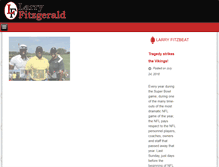 Tablet Screenshot of larry-fitzgerald.com